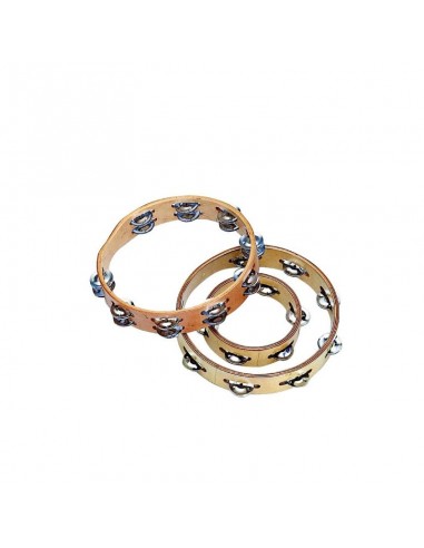 8000 Tamburello peace con piattelli in acero rh-1-0605 15 cm