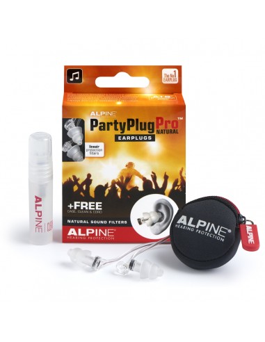 8000 Set earplug alpine partyplug pro natural
