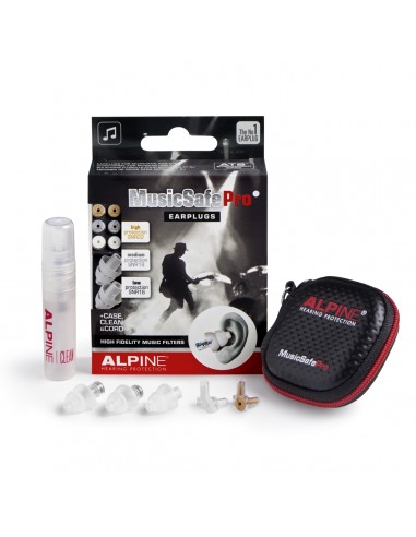 8000 Set earplug alpine musicsafe pro 2019 transparent