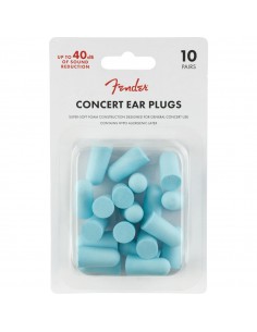 8000 Fender concert ear plugs (10 pair), daphne blue 0990541004