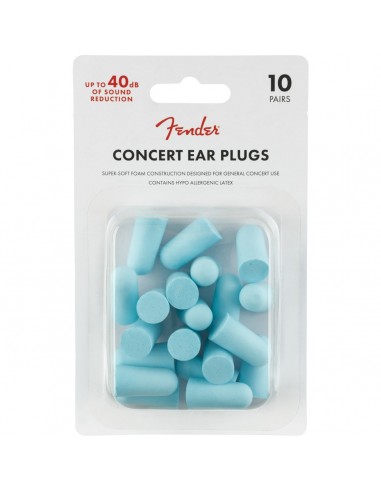 8000 Fender concert ear plugs (10 pair), daphne blue 0990541004