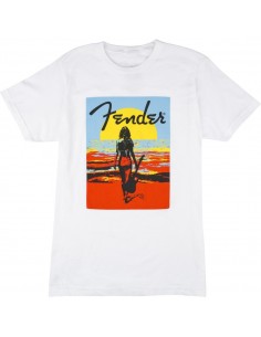 8000 Fender lifestyle endless summer t-shirt white xl 9190133606