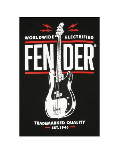 8000 Fender lifestyle p-bass t-shirt black l 9190134506