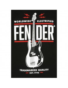 8000 Fender lifestyle p-bass tm t-shirt black xl 9190134606