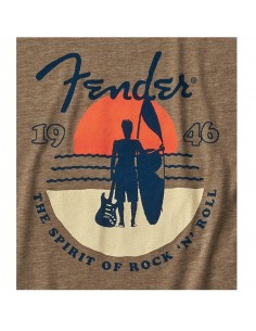 8000 Fender lifestyle sunset spirit t-shirt olive s 9123013081
