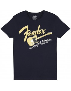 8000 Fender lifestyle original telecaster men's tee navy/blonde l 9193010528