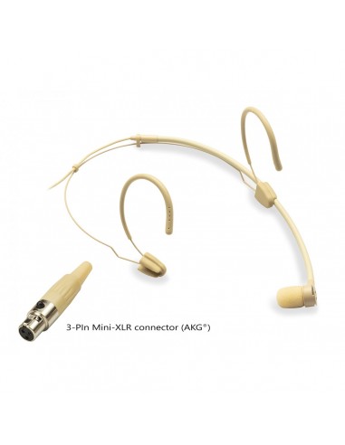 8000 Microfono ad archetto soundsation visage-c01c bg beige