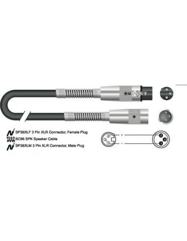 8000 Cavo per casse sc48bk-100pd