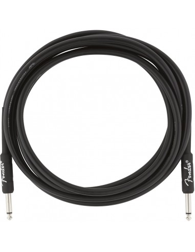 8000 Cavo fender professional series straight/straight 10'(3m) black 0990820024