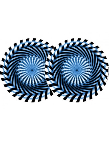 8000 Giradischi2x zomo slipmats - saw - blu 0020102302