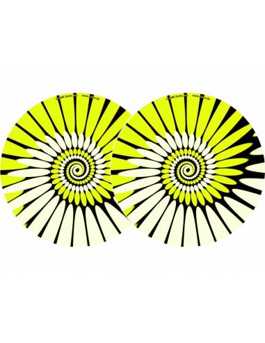 8000 Giradischi2x zomo slipmats - paint - giallo 0020103816
