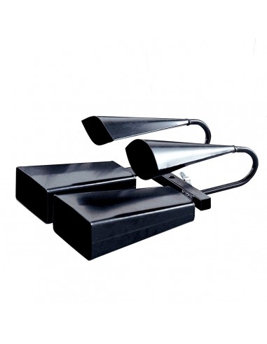 _ Batterie e percussioniSet 2 cow bell +  2 agogo cb-7