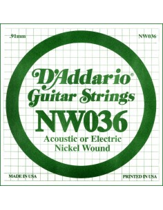 _ Accessori per strumenti a cordaCorda d'addario nw036