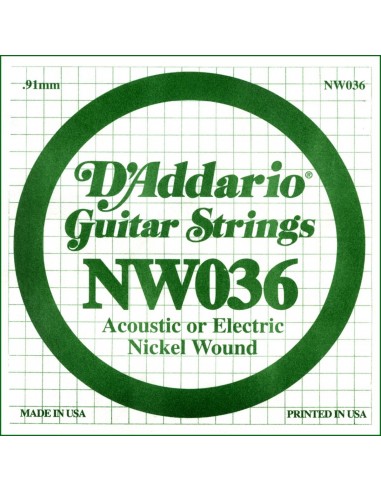 _ Accessori per strumenti a cordaCorda d'addario nw036