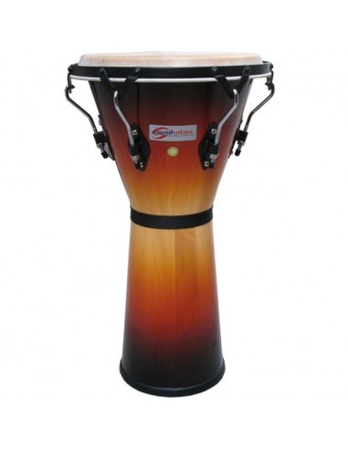 _ Batterie e percussioniDjembe soundsation sdj01-sb sunburst 12" 1/2" hw-bk