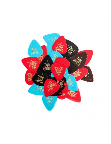 _ Accessori per strumenti a cordaConfezione 144 plettri ernie ball 9201 misure miste