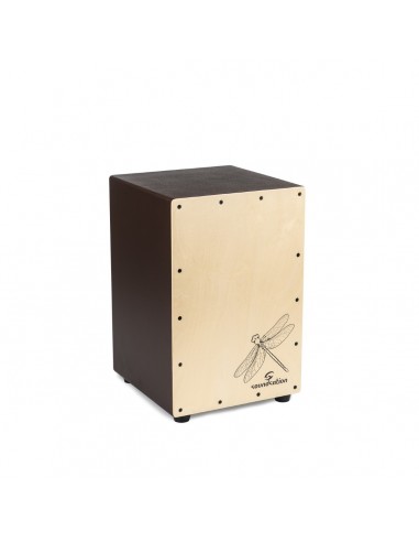 _ Batterie e percussioniCajon soundsation scaj-05-df tattoo dragonfly