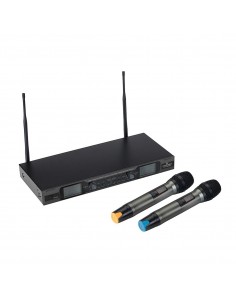_ MicrofoniRadiomic. true diversity uhf doppio soundsation wf-u2600hh 2 tx a mano 630-660mhz