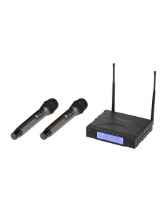 _ MicrofoniRadiomic. true diversity uhf doppio soundsation wf-u2300hh 2 tx a mano 823-832mhz