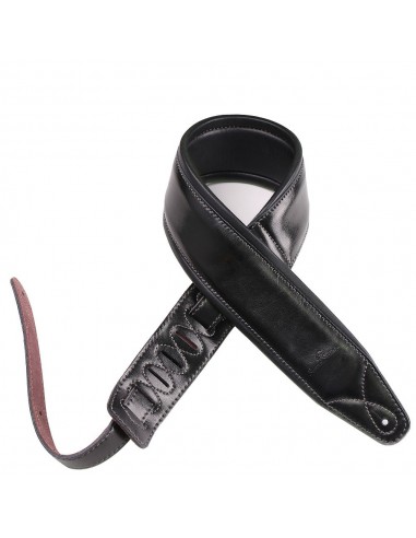 _ Accessori per strumenti a cordaTracolla in vera pelle con imbottitura soundsation prl-bk