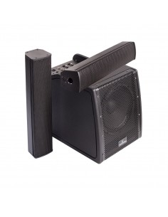 _ Pa systemsSet soundsation sistema pa 2.1 livemaker x con coppia stativi + borse