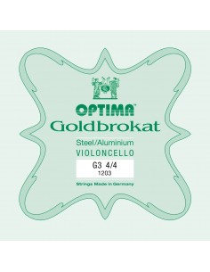 _ Accessori per strumenti a cordaCorda sol optima goldbokat 1203 per violoncello 4/4