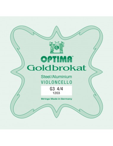 _ Accessori per strumenti a cordaCorda sol optima goldbokat 1203 per violoncello 4/4