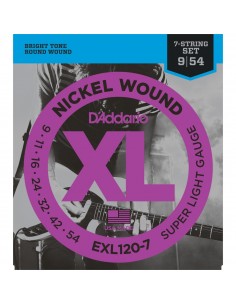 _ Accessori per strumenti a cordaMuta d'addario exl120-7 corde