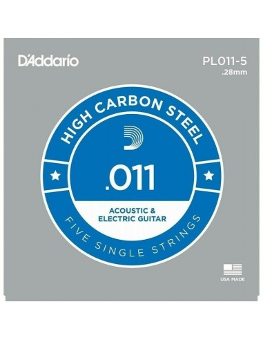 _ Accessori per strumenti a cordaSet 5 corde d'addario pl011-5pack