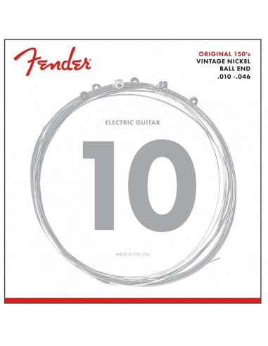 _ Accessori per strumenti a cordaMuta fender 150r .010-.046 gauges, (6) 0730150406