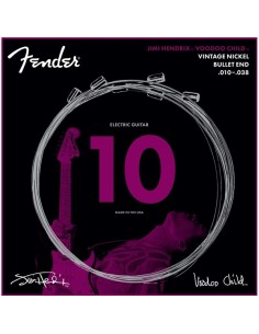 _ Accessori per strumenti a cordaMuta fender hendrix voodoo child bullet end nickel 10-38 0733150609