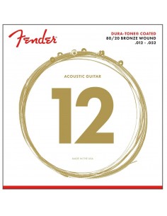 _ Accessori per strumenti a cordaMuta fender dura-tone 880l 80/20 coated 12-52 0730880303