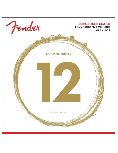 _ Accessori per strumenti a cordaMuta fender dura-tone 880l 80/20 coated 12-52 0730880303