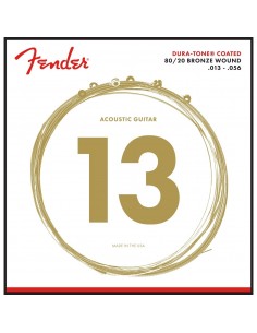 _ Accessori per strumenti a cordaMuta fender dura-tone 880m 80/20 coated 13-56 0730880008