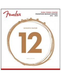 _ Accessori per strumenti a cordaMuta fender 860l phosphor bronze dura-tone coated 12-53 0730860403