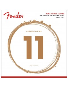 _ Accessori per strumenti a cordaMuta fender 860cl phosphor bronze dura-tone coated 11-52 0730860405