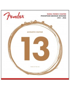 _ Accessori per strumenti a cordaMuta fender 860m phosphor bronze dura-tone coated 13-56 0730860408