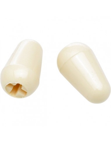 _ Accessori per strumenti a cordaFender parts stratocaster switch tips aged white 0994938000