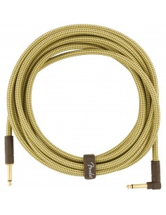 _ Accessori per strumenti a cordaCavo fender deluxe series straight/angle 18.6'(5,5m) tweed 0990820082