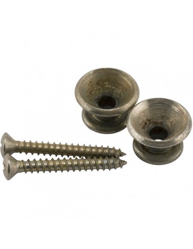 _ Accessori per strumenti a cordaFender parts road worn strap buttons (2)  nickel 0997215000