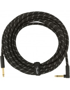 _ Accessori per strumenti a cordaCavo fender deluxe series straight/angle 25'(7,5m) black tweed 0990820077