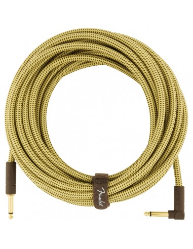 _ Accessori per strumenti a cordaCavo fender deluxe series straight/angle 25'(7,5m) tweed 0990820078