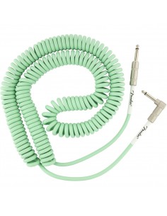 _ Accessori per strumenti a cordaCavo fender original series coil cable straight-angle 30'(9m) surf green 0990823007