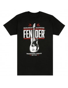 _ GadgetFender lifestyle p bass t-shirt black s 9190134306