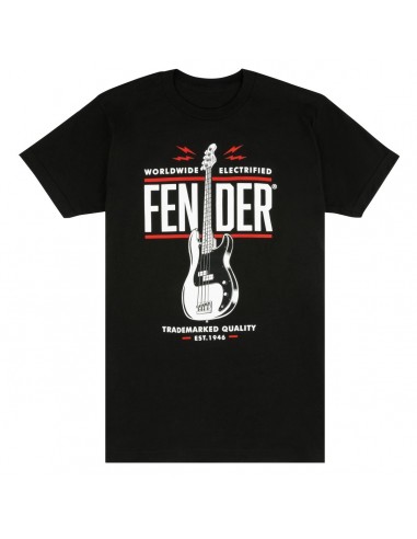 _ GadgetFender lifestyle p bass t-shirt black s 9190134306
