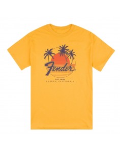 _ GadgetFender lifestyle palm sunshine unisex t-shirt marigold m 9190119406
