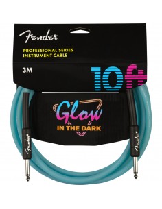 _ Accessori per strumenti a cordaCavo fender professional glow in the dark, blue, 10'(3m) 0990810108