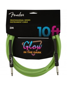 _ Accessori per strumenti a cordaCavo fender professional glow in the dark, green, 10'(3m) 0990810119