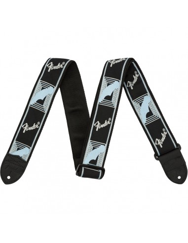 _ Accessori per strumenti a cordaTracolla fender 2" monogrammed black/light grey/blue 0990681502