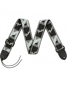 _ Accessori per strumenti a cordaTracolla fender 2" monogrammed black/light grey/dark grey 0990681543